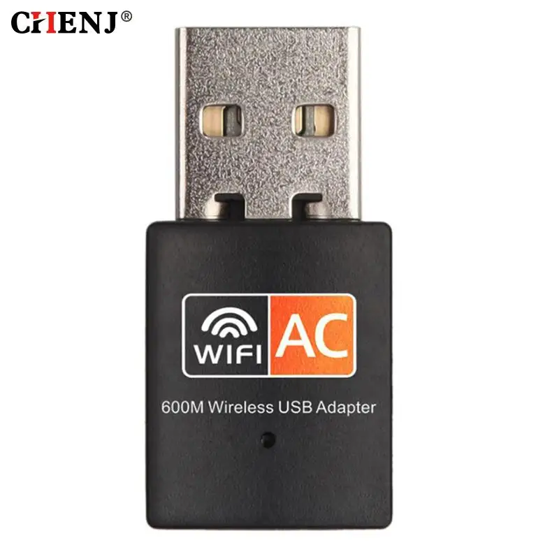 1 шт. Беспроводной USB WiFi Адаптер 600 Мбит/с Wi fi Ключ Сетевая карта ПК Двухдиапазонный WiFi Адаптер 5 ГГц Lan USB Ethernet Приемник