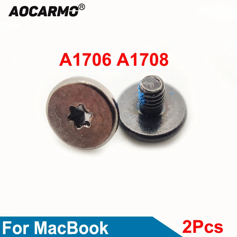 Aocarmo 2 шт. Батарейные винты для Apple MacBook A1706 A1708, Крепежный болт для крепления аккумулятора, запасные части