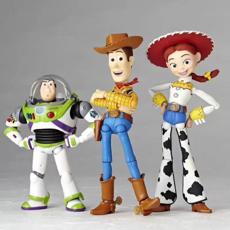 Disney Toy Story Говорящий Вуди Базз Лайтер Джесси Фигурки Аниме Коллекция Украшений Фигурка Игрушка Модель Подарки для Детей