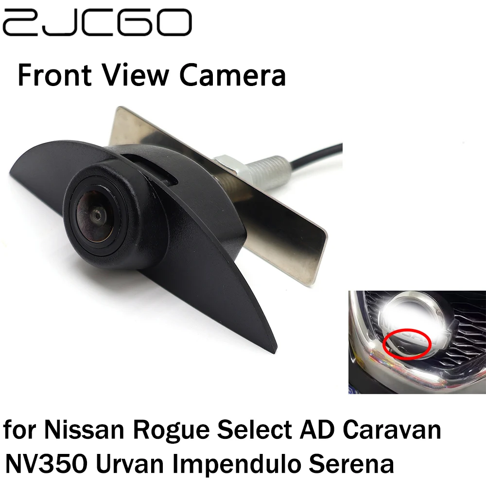 Парковочная Камера с логотипом ZJCGO Вида спереди AHD 1080P Ночного Видения для Nissan Rogue Select AD Caravan NV350 Urvan Impendulo Serena