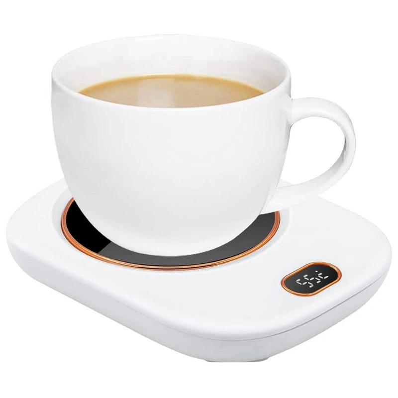 Электрическая грелка для кофейных чашек, USB-грелка для кофейных кружек, Нагревательная пластина с постоянным контролем температуры, пригодная для офиса и дома